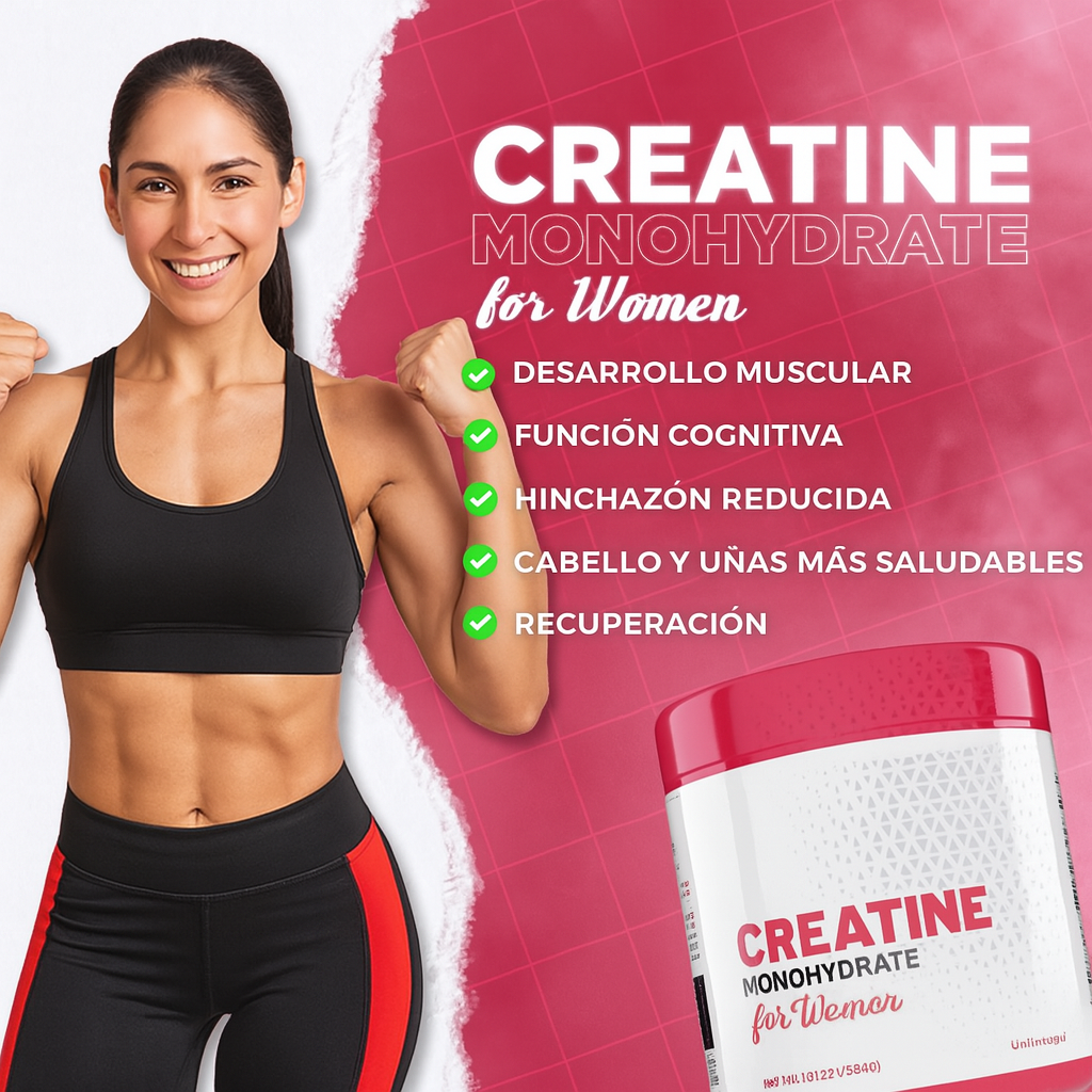 CREATINE MONOHYDRATE FOR WOMEN - OLD SCHOOL 🔥