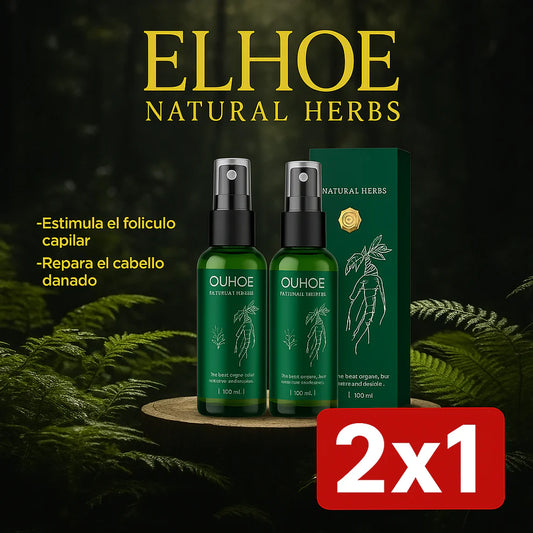 2x1 ELHOE, Cabello radiante desde la primera gota