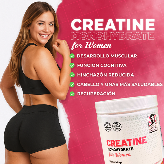 CREATINE MONOHYDRATE FOR WOMEN - OLD SCHOOL 🔥